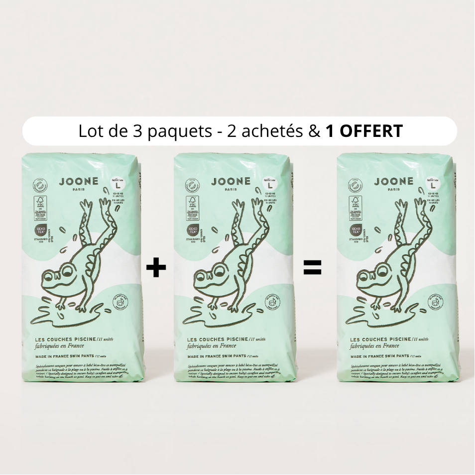Couche piscine - Offre 2 + 1 gratuit