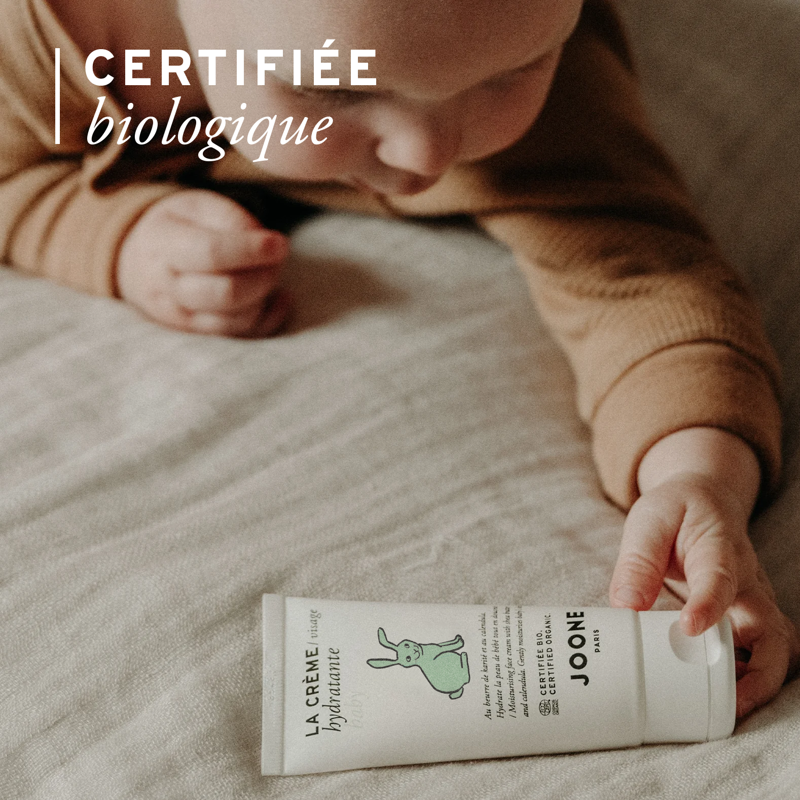 La crème visage bébé certifiée bio