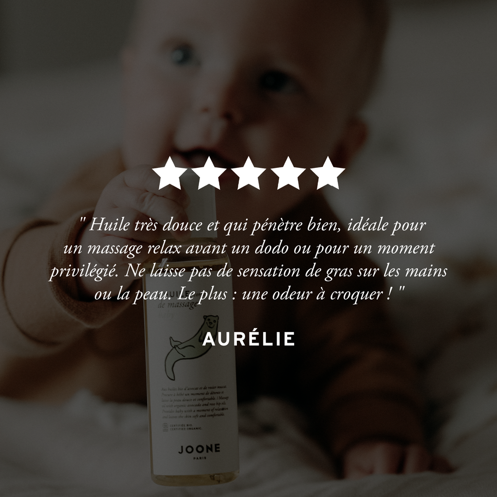 L'huile de massage certifiée bio