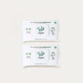 Les lingettes à l'eau compostables