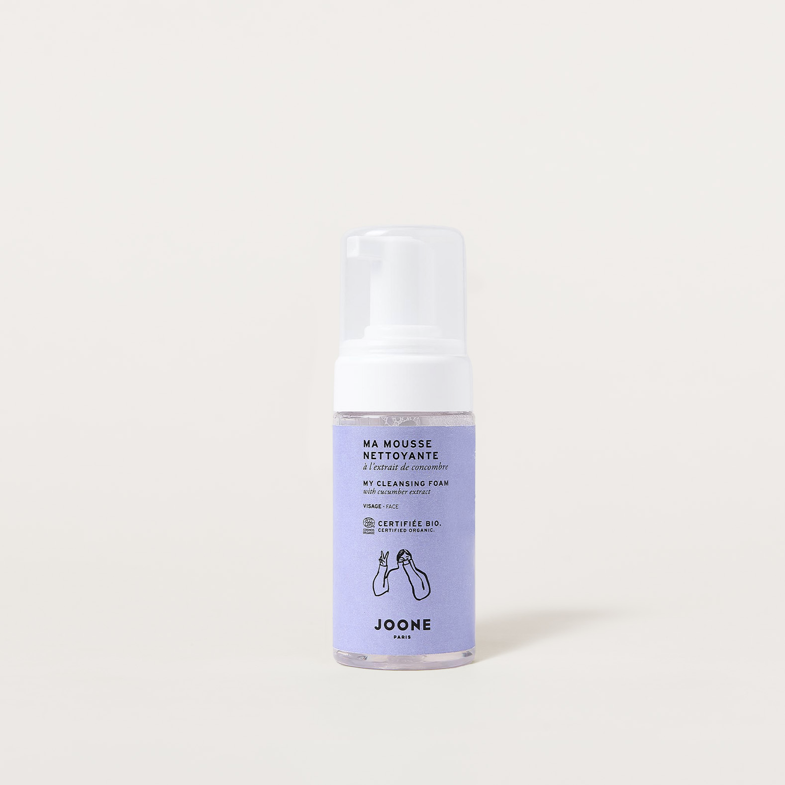 Ma mousse nettoyante visage certifié bio