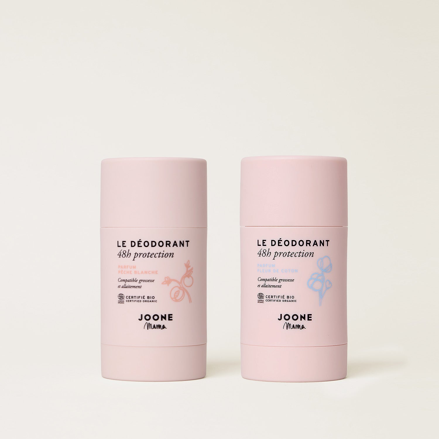 Duo de déodorants certifiés bio