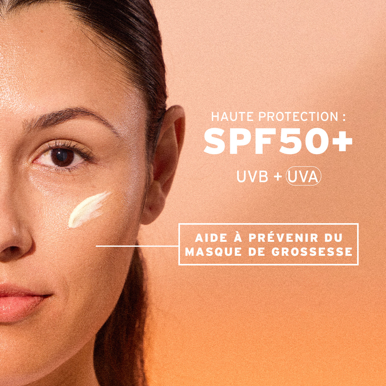 La crème hydratante SPF 50+